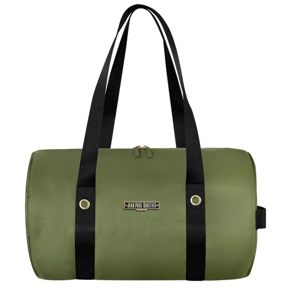 Jean Paul Gaultier Duffle Bag Gym Army Green NEW - Picture 1 of 2